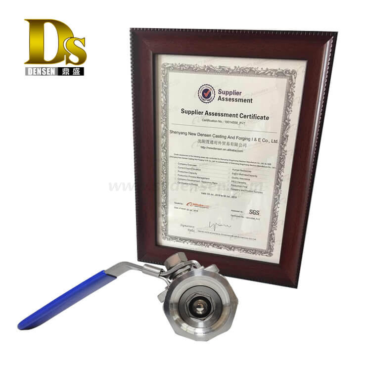 Densen カスタマイズされたステンレス鋼 304 シリコンゾル鋳造および機械加工 1 PC ボールバルブ