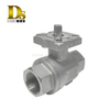 Densen カスタマイズされたステンレス鋼 316 シリコンゾル鋳造および機械加工 2 PC ボールバルブ本体、チェックバルブ本体