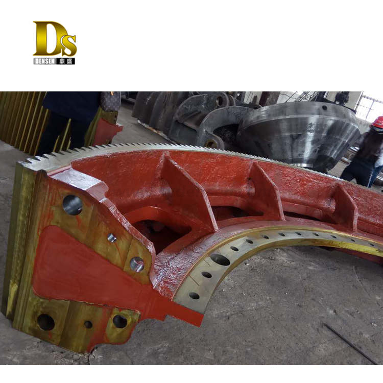 鋳造炭素鋼クラッシャー部品ミル部品ビッグギア