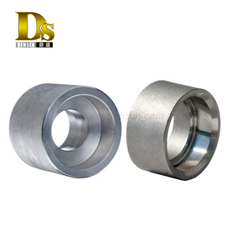 Densen カスタマイズされたステンレス鋼ダイカストソケット溶接削減カップリング 1/2 パイプ継手