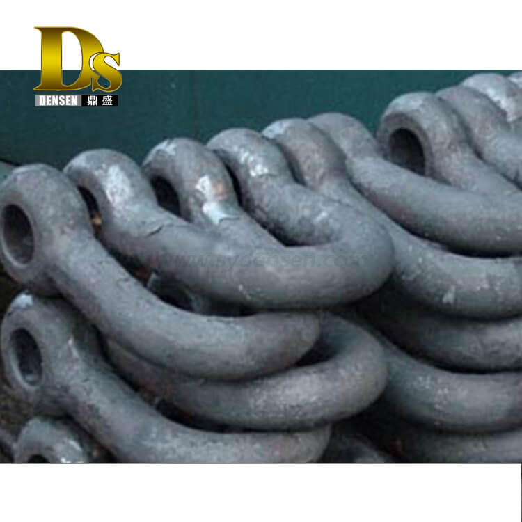 Densen カスタマイズされた炭素鋼鍛造品 土木工学用シャックル 製作された基礎ボックスまたはチューブ