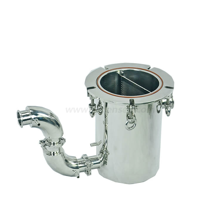 Densen カスタマイズされたセルフクリーニング健康レベル熱保存永久磁石フィルター パイプ セパレーター in チョコレート