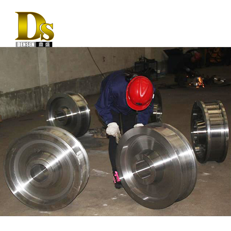 Densen カスタマイズされたクレーン鍛造ホイール凹面鍛造ホイール