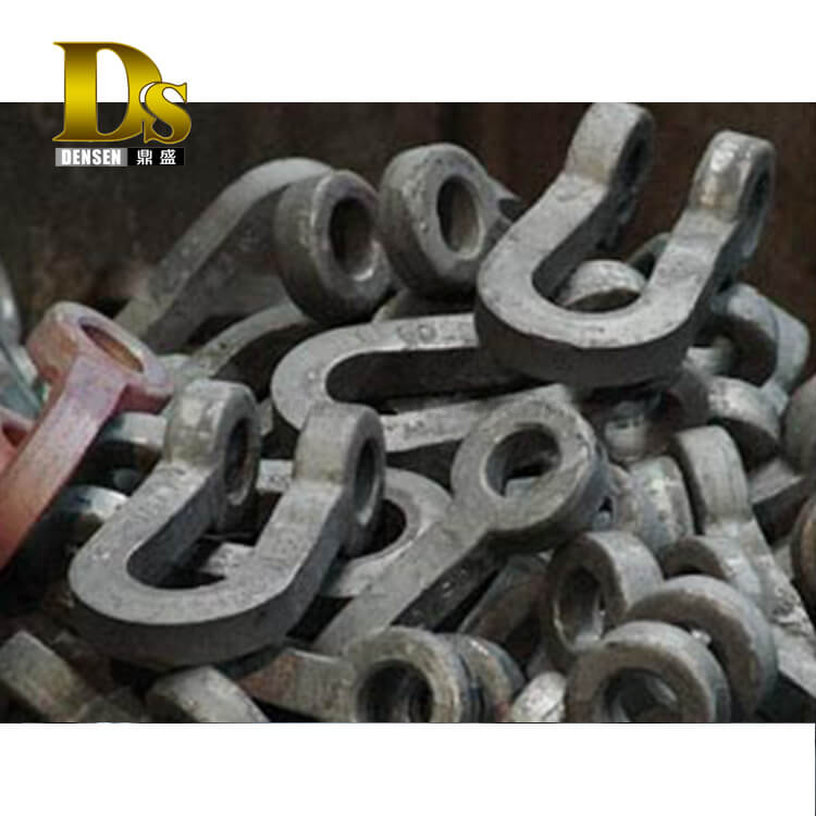 Densen カスタマイズされた炭素鋼鍛造品 土木工学用シャックル 製作された基礎ボックスまたはチューブ