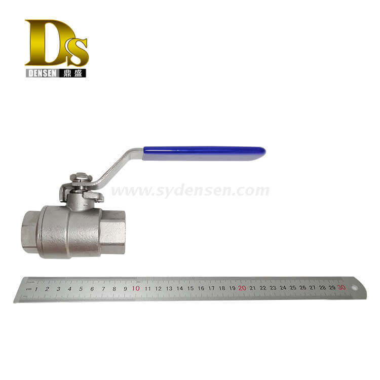 Densen カスタマイズされたステンレス鋼 316 インベストメント鋳造 2 個ボールバルブ