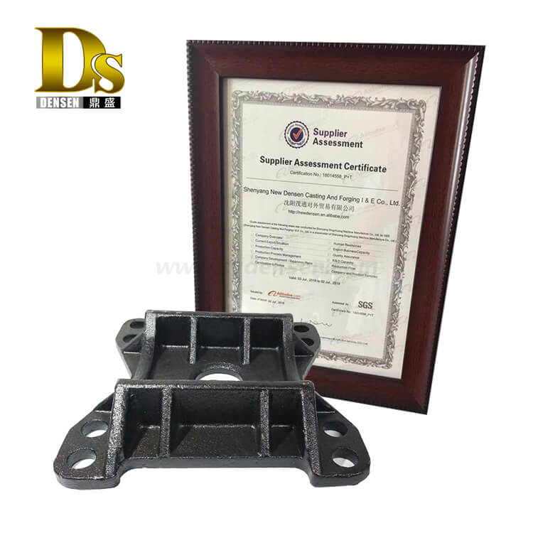 Densen カスタマイズされた鋼 水ガラス 自動車の鋳造および機械加工の底板、鋳鉄製の機械ベース