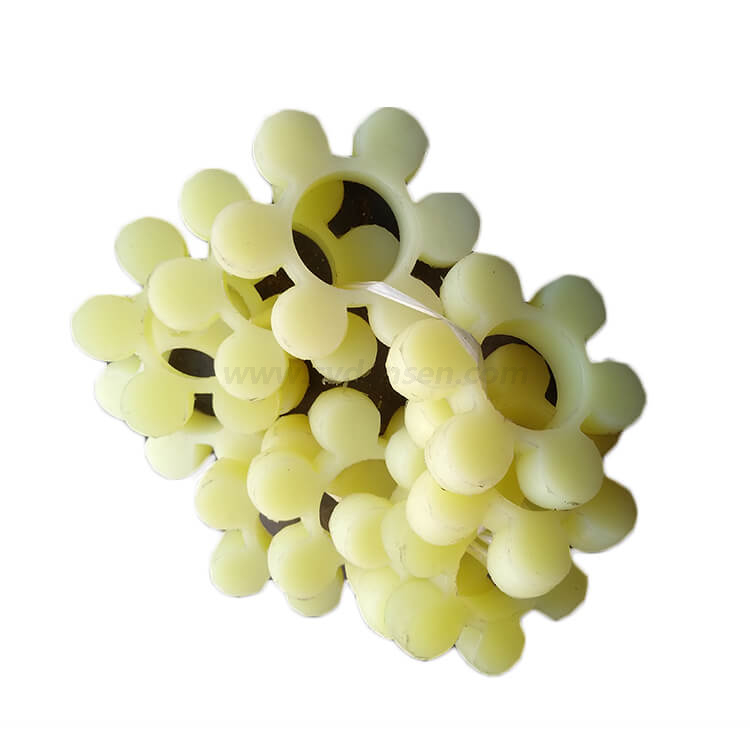 Densen カスタマイズされたプラム形状のポリウレタン製六角形弾性クッション、プラム カップリング用