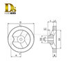 Densen カスタマイズされた鋳鉄ハンドホイール