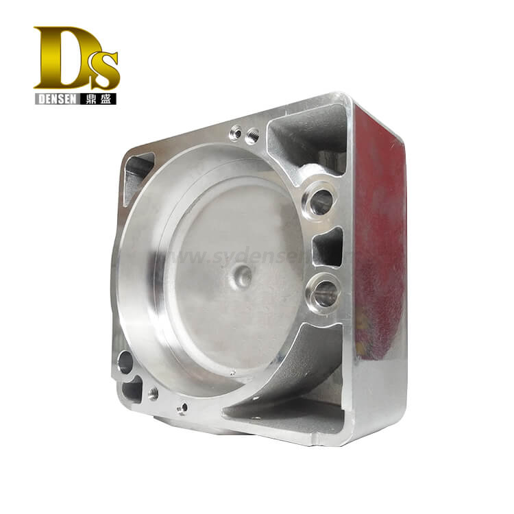 Densen カスタマイズされたアルミニウム A356 高速列車用重力鋳造下部バルブ本体研磨加工部品