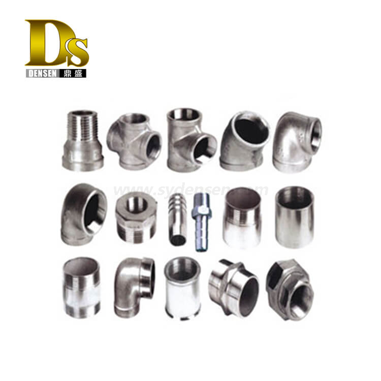 デンセンカスタマイズされた炭素鋼インベストメント鋳造エルボ、鋳鉄90度エルボ