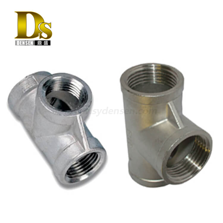 デンセンカスタマイズされたステンレス鋼ねじ込み同等ティー鍛造