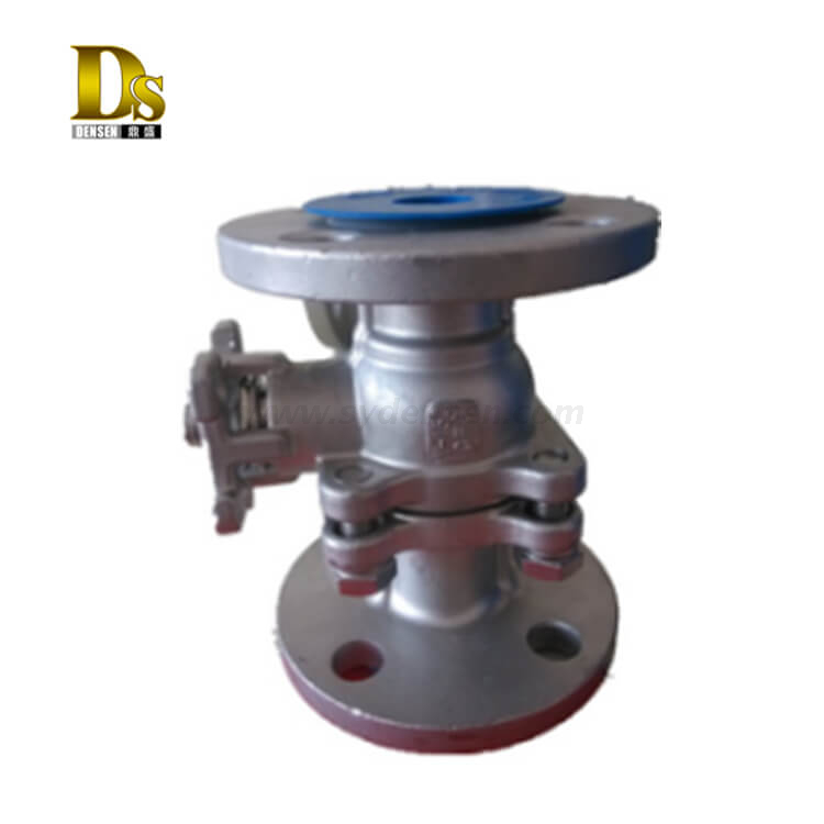 完全に溶接されたステンレス鋼の空気圧/電気ボールバルブ部品