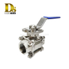 Densen カスタマイズされたステンレス鋼 316 インベストメント鋳造 3 個ボールバルブ、3 ウェイボールバルブ