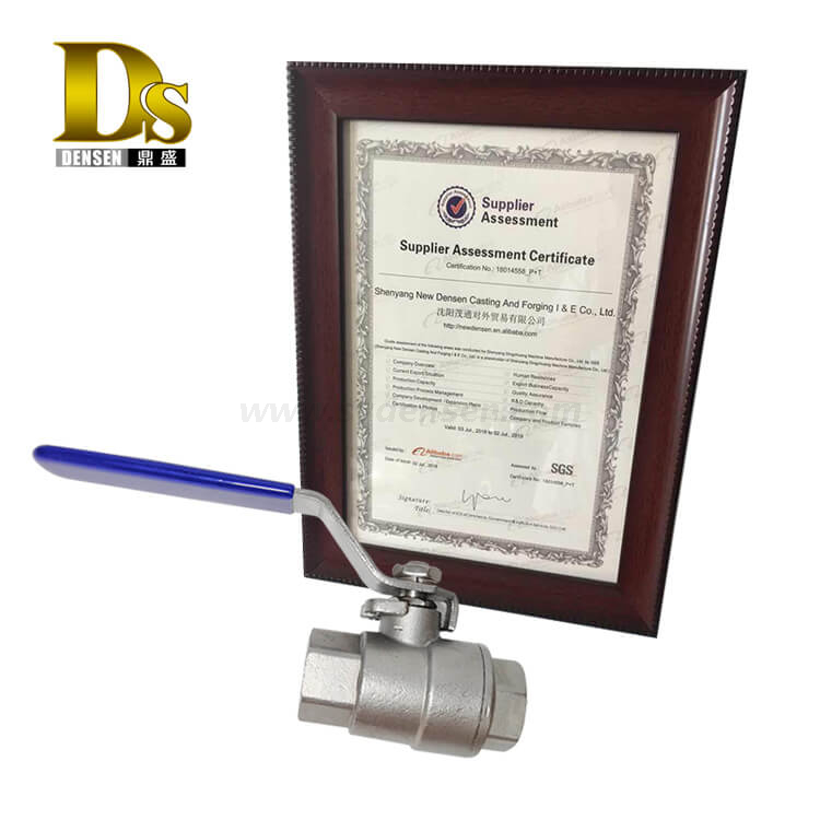 Densen カスタマイズされたステンレス鋼 316 インベストメント鋳造 2 個ボールバルブ