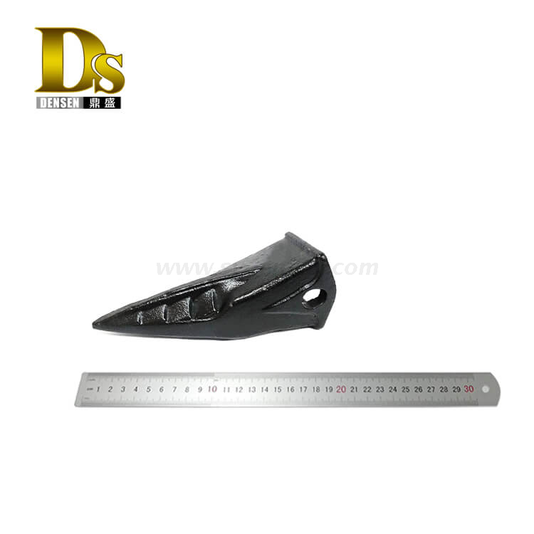 Densen カスタマイズされた合金鋼 水ガラス 掘削機、ローダー バケットの歯、建設機械部品の鋳造バケットの歯