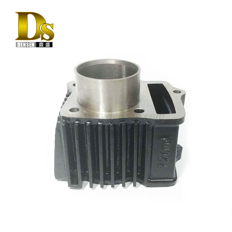 Densen カスタマイズされた炭素鋼 WCB 砂型鋳造およびオートバイ用表面電気泳動エンジン シリンダー ブロック