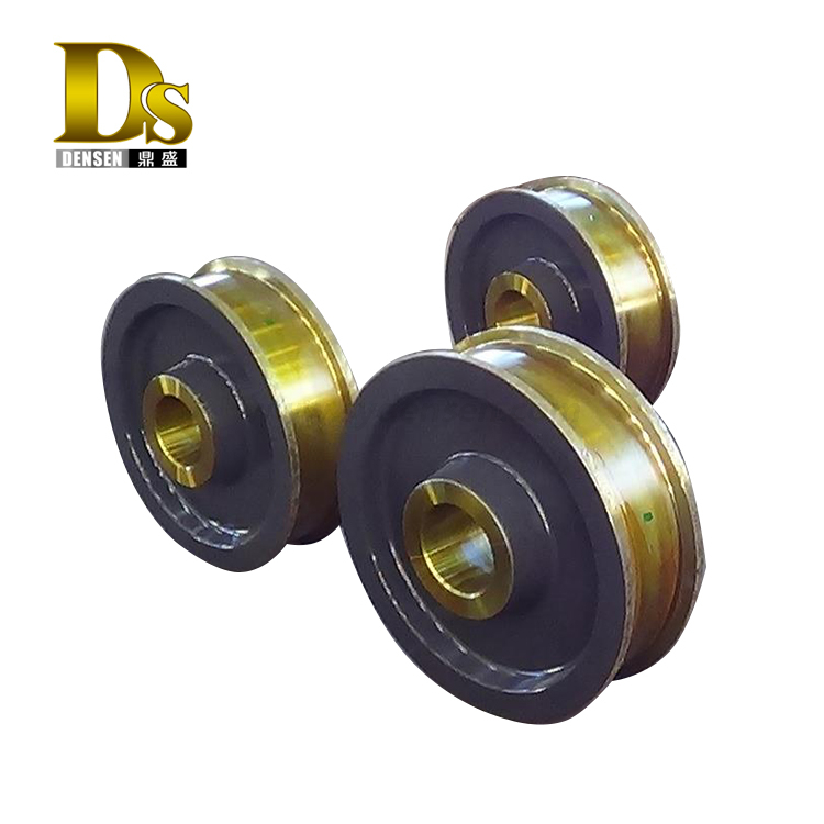 Densen カスタマイズされたクレーン鍛造ホイール凹面鍛造ホイール