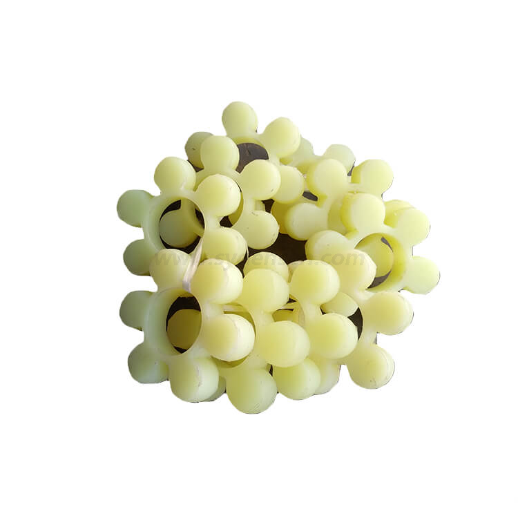 Densen カスタマイズされたプラム形状のポリウレタン製六角形弾性クッション、プラム カップリング用