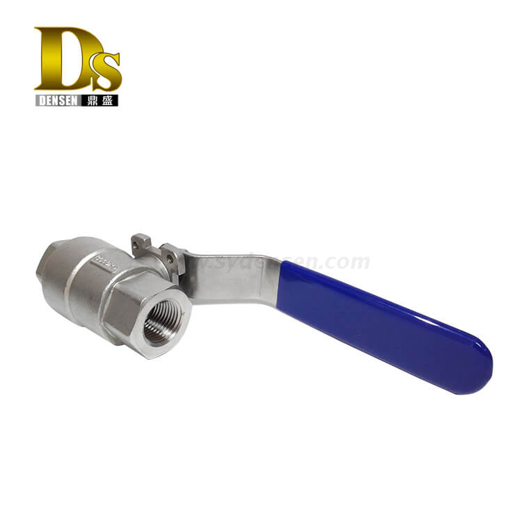 Densen カスタマイズされたステンレス鋼 316 インベストメント鋳造 2 個ボールバルブ