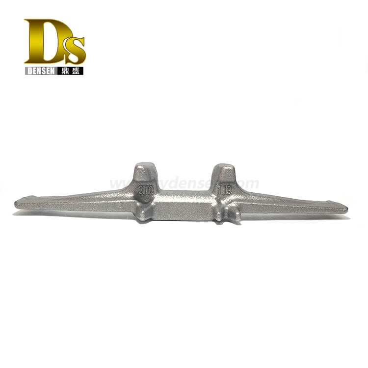 デンセンカスタマイズダクタイル鋳鉄コーティングサンドゴムクローラ用芯鉄