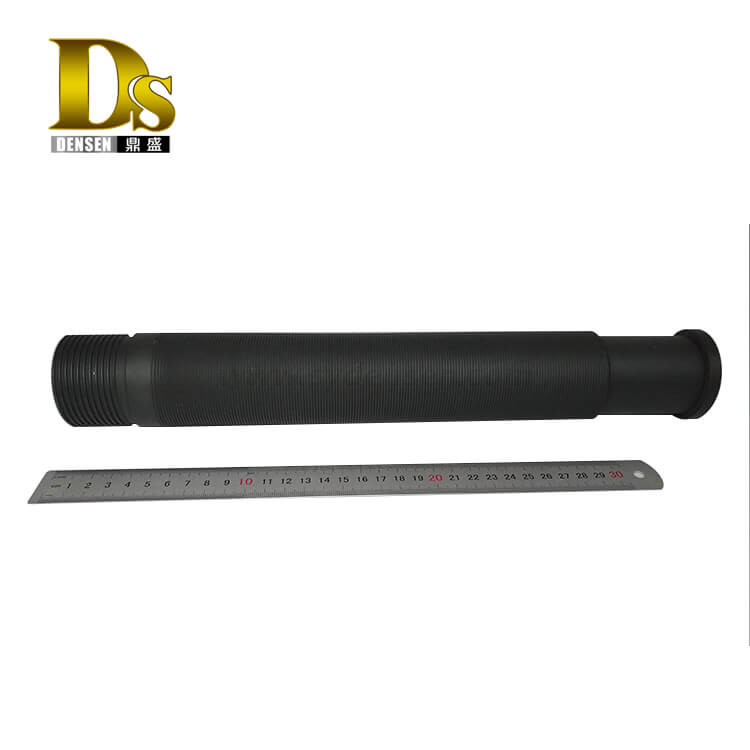 Densen カスタマイズされた精密ねじ付き熱間圧延管、CNC 旋盤精密鋼ねじ管、CNC 機械加工ねじ鋼管