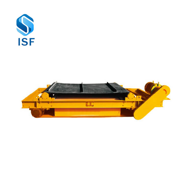 鉄の除去のための固体中断された永久磁石分離器