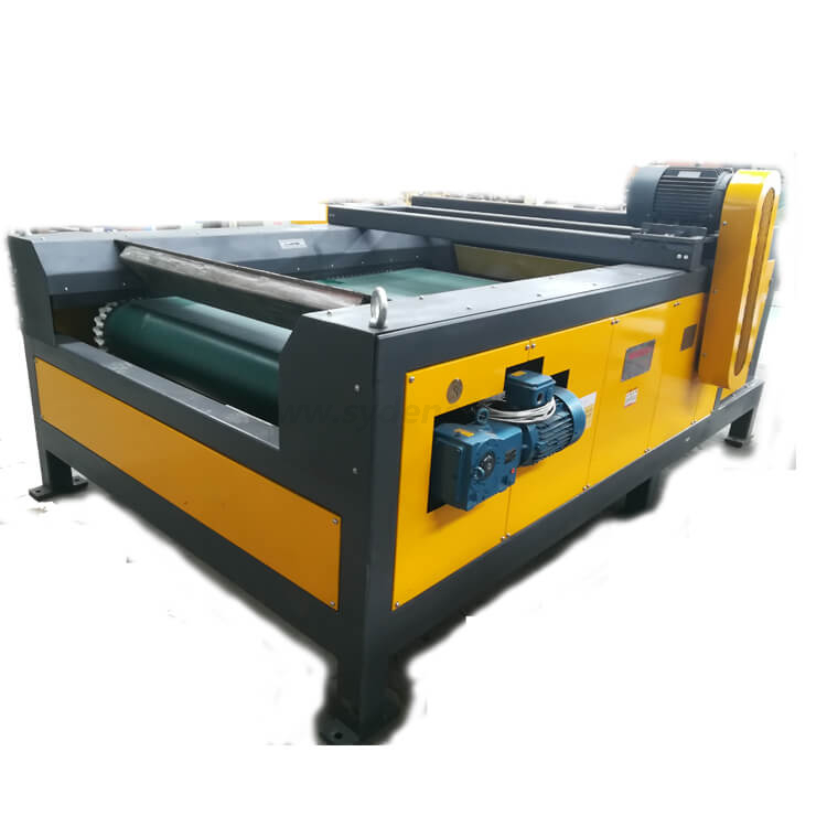 アルミ等の非鉄金属を含む医療用ガラスくずの渦電流磁選機