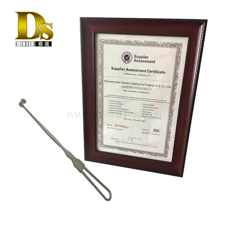 Densen カスタマイズされたステンレス鋼 304 シリカ ゾル インベストメント キャスティング フックの研究室用部品