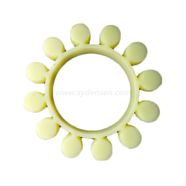 Densen カスタマイズされた梅の花の形のポリウレタン製六角形の梅弾性クッション、梅のカップリング用