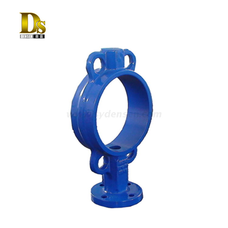 ダクタイル鋳鉄製ダブルエキセントリックバタフライバルブ部品