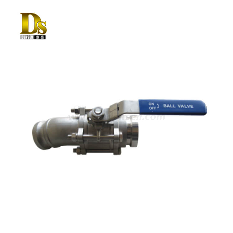 完全に溶接されたステンレス鋼の空気圧/電気ボールバルブ部品