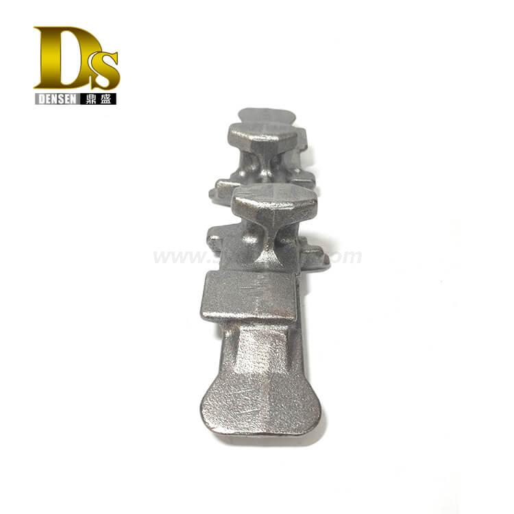 Densen カスタマイズされたダクタイル鉄サンドブラストコア鉄トラックパッド用クローラトラック