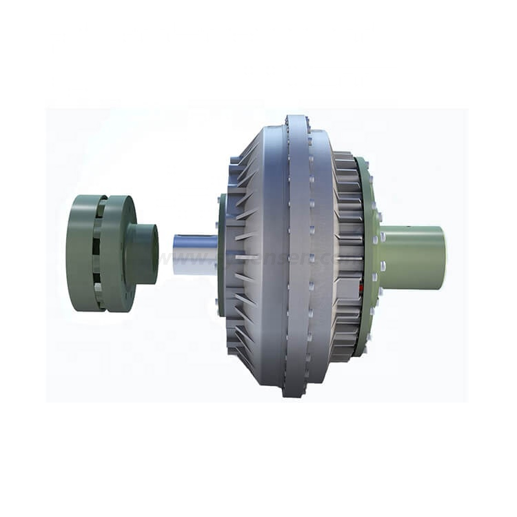 Densen カスタマイズされた油圧 yox モーター油圧ギア流体カップリング、yot 流体カップリング 