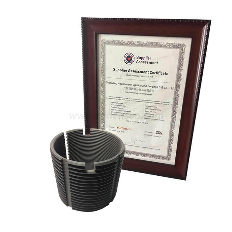 Densen カスタマイズされた鋼の焼戻し熱処理と機械加工および石油機器の表面リン酸塩処理部品 