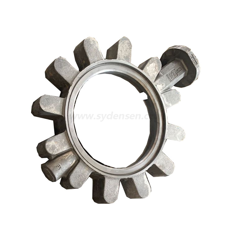 デンセンカスタマイズされた鋳鉄金属バルブ部品バタフライバルブシートパイプと石油ガス用の販売