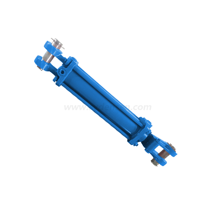 Densen カスタマイズされた農業用油圧シリンダー、アストン シール 2500 PSI クレビス ロッドは、さまざまな用途の油圧シリンダーを終了
