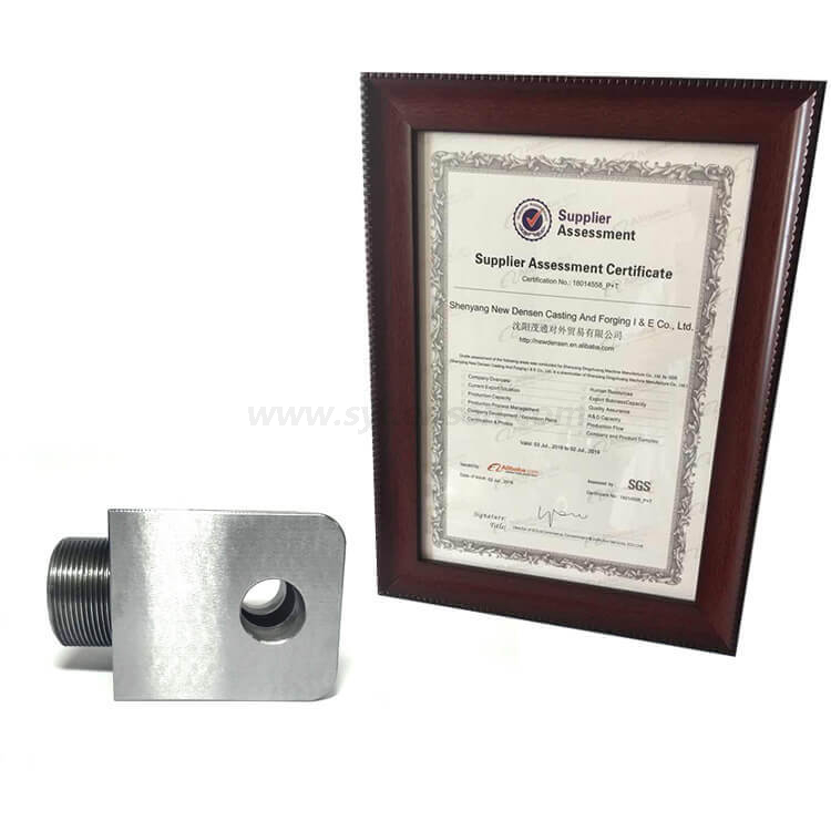 Densen 鋼のカスタマイズ レベル Q235 クレビス ベース接続フォーク シート バー加工機械部品