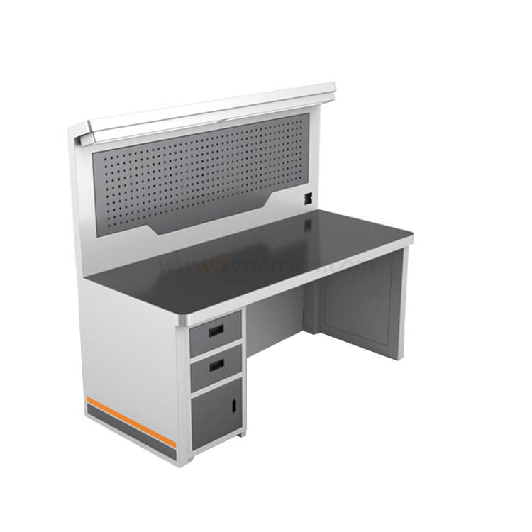 Densen カスタマイズされた金属の頑丈な鋼鉄工業用ワークベンチ ツール ストレージ キャビネット バック パネル付き 