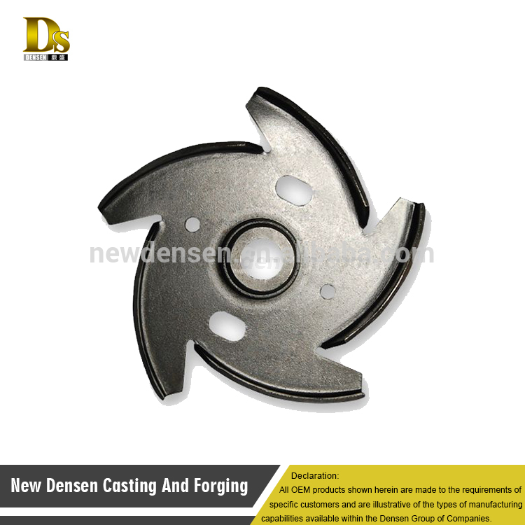 Densen カスタマイズされたウォーター ポンプ インペラ、ポンプ インペラの種類、鋳鉄製ウォーター ポンプ インペラ 