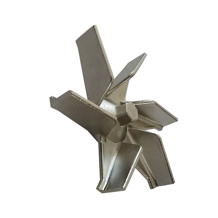 デンセンカスタマイズされたステンレスインペラ鋳造精密金属インベストメント鋳造鋳造所