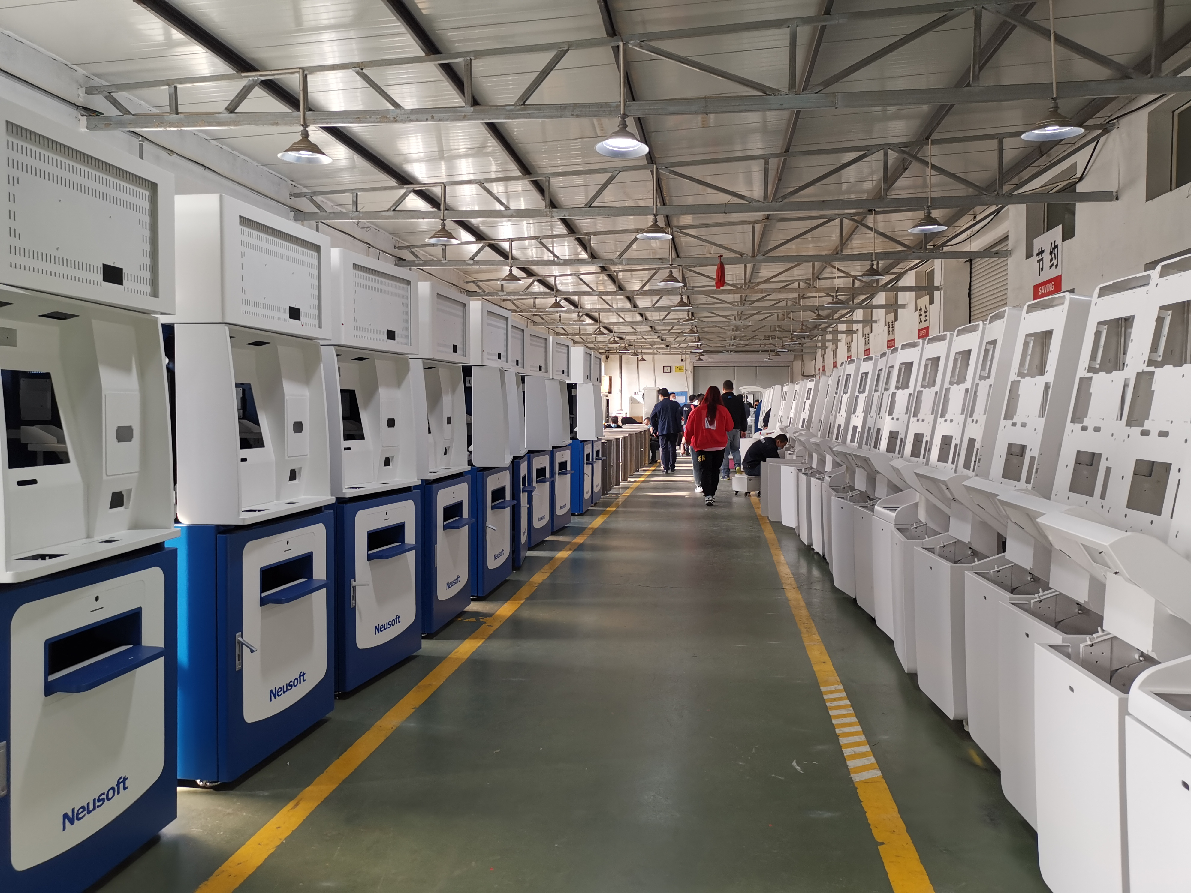 Densen CustomizedTicket 自動販売機 シェル シート メタル ATM ステンレス シェル 病院 自動フィルム撮影機