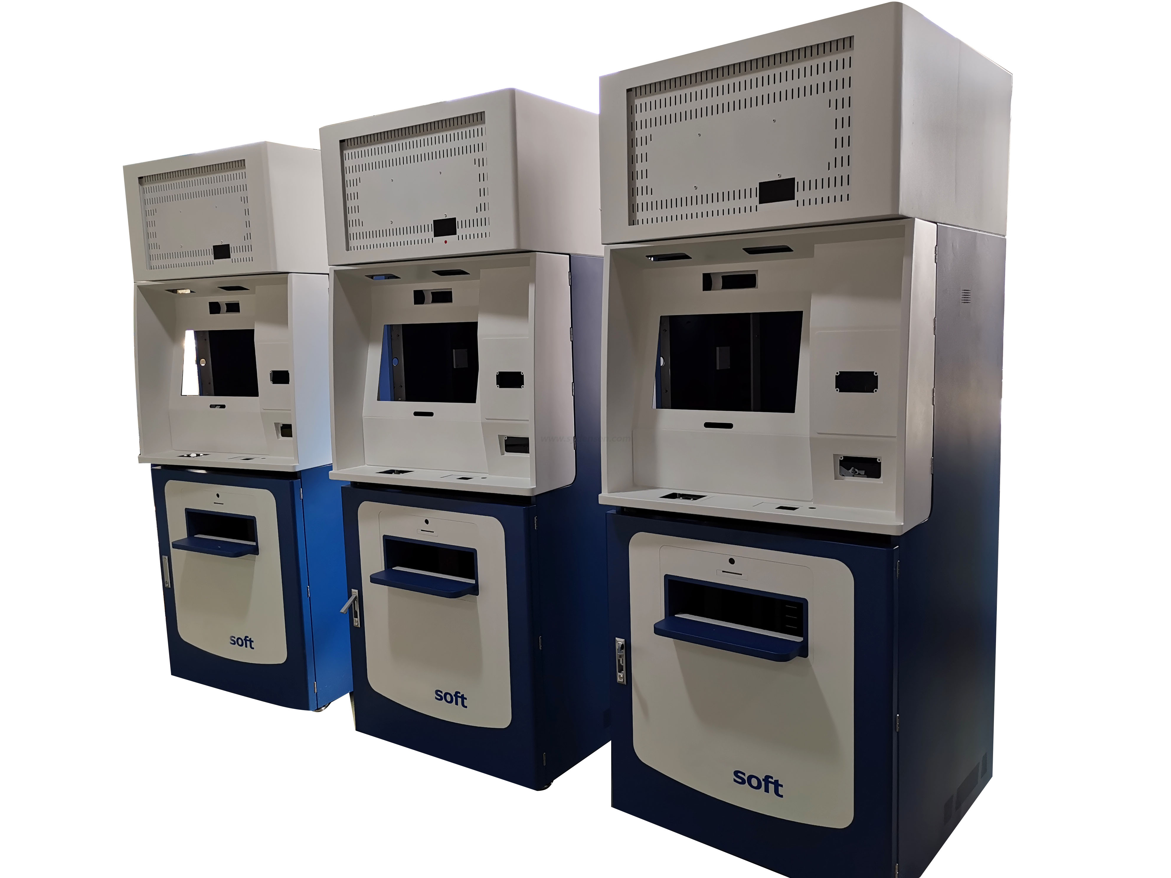 Densen CustomizedTicket 自動販売機 シェル シート メタル ATM ステンレス シェル 病院 自動フィルム撮影機