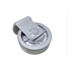 変圧器のためのカスタマイズされた亜鉛によって電流を通される薄板金の変圧器の足車の車輪の鉄の鋳造物