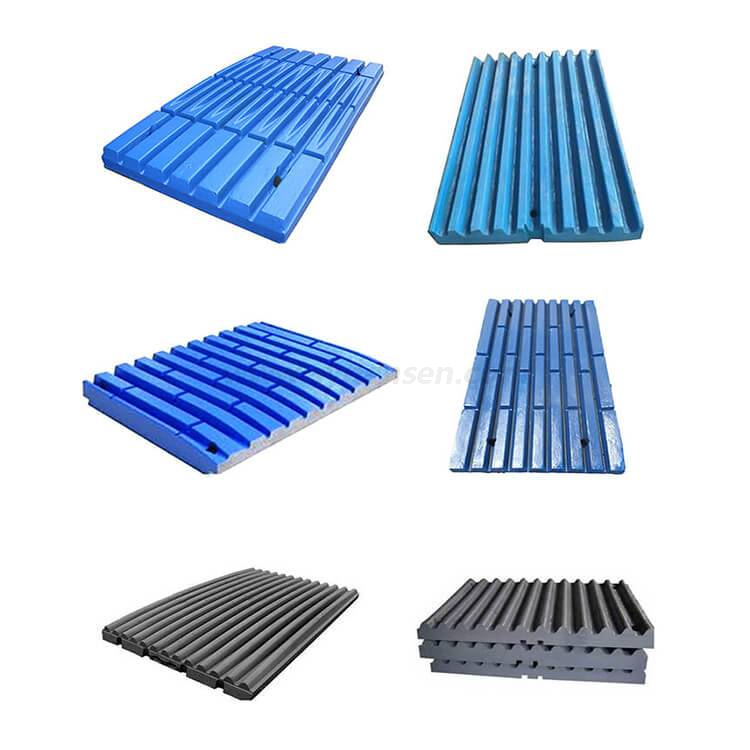 デンセンカスタマイズされた高品質ジョークラッシャースペアウェアパーツジョープレート、歯プレート 