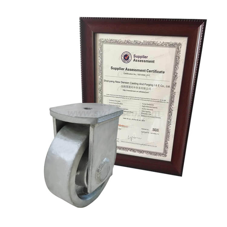 Densen カスタマイズされた冷間鍛造剛性鋼ヘビーデューティ小型キャスター