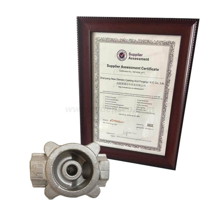 Densen カスタマイズされたステンレス鋼 305 シリカゾルインベストメント鋳造調整弁本体 