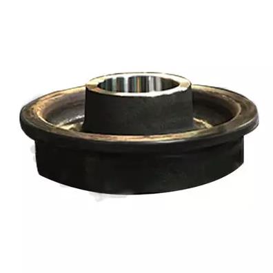 Densen customized Forged Stainless steel Crane parts trolley using traveling machinery parts forged steel wheels 