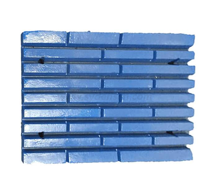 デンセンカスタマイズされた高品質ジョークラッシャースペアウェアパーツジョープレート、歯プレート 