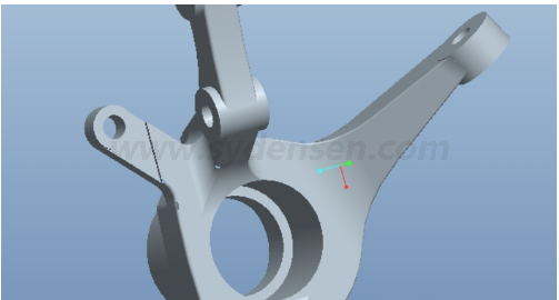 Densen Customized Auto Forged ステンレススチール 40Cr ステアリングナックル 