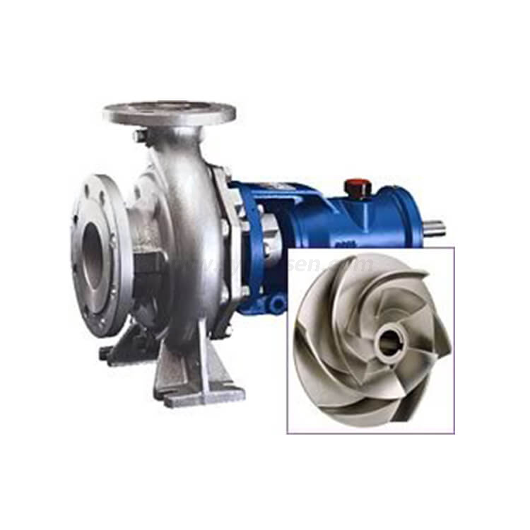 デンセンカスタム中国精密インベストメント鋳造水中ポンプインペラ 